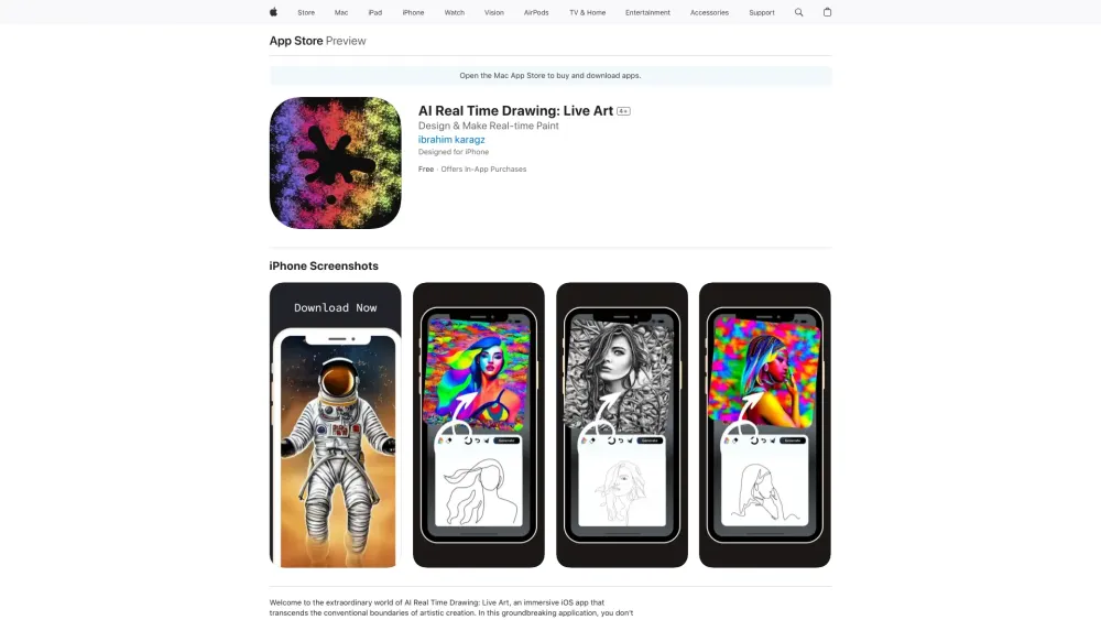 AI Real Time Drawing: Live Art