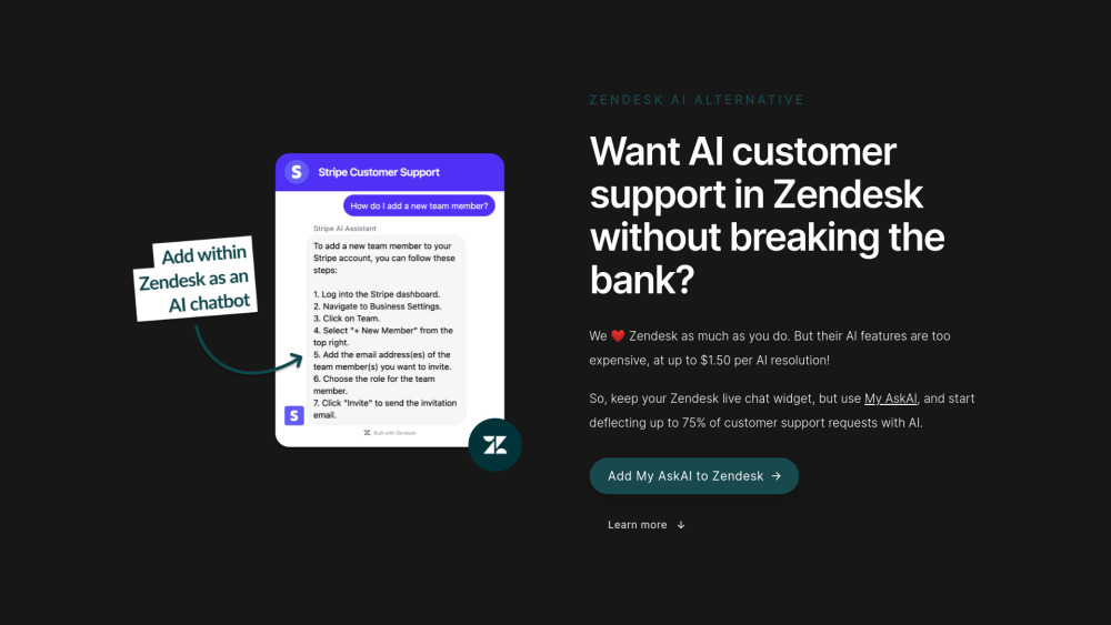 Zendesk AI Alternative