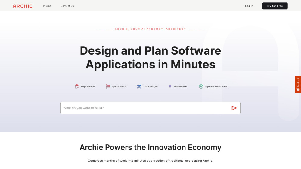 Archie AI Product Architect