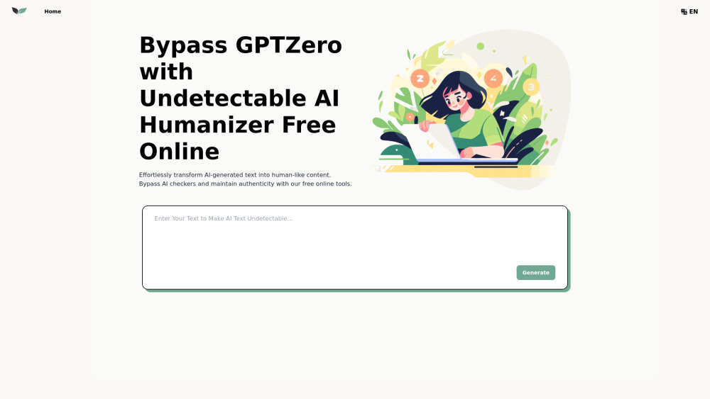 UndetecableGPT.ai: Bypass AI Detection with AI Humanizer Free Online Website screenshot