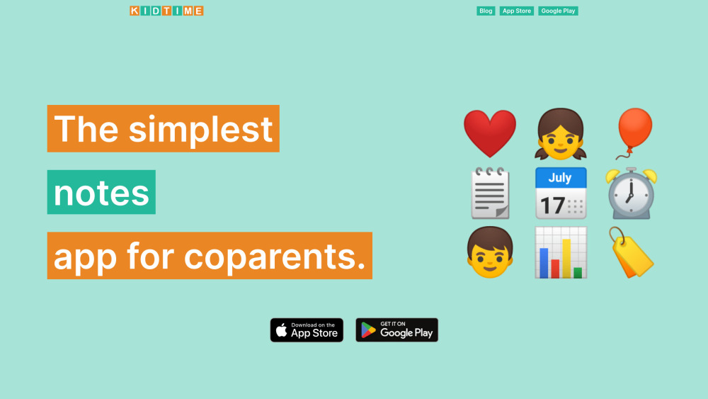 Kidtime | Coparent Calendar Chat