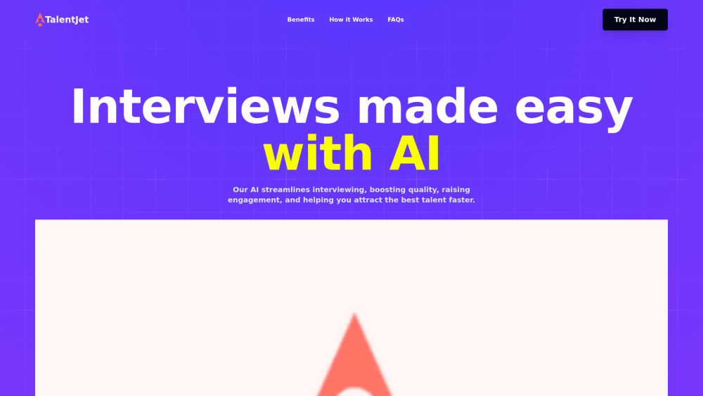 TalentJet.ai Website screenshot