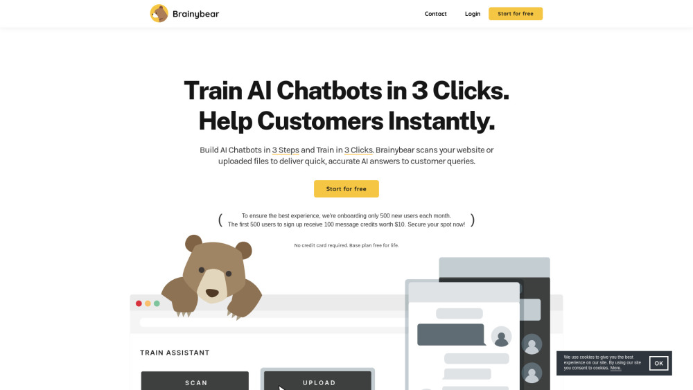 BrainyBear AI Chatbots