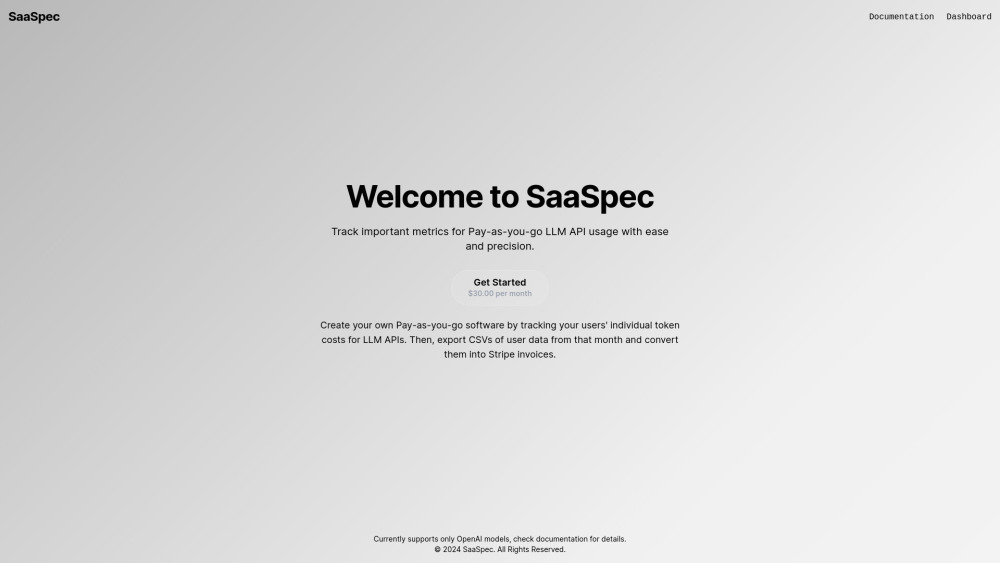 SaaSpec