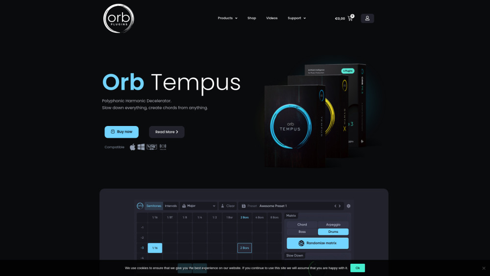 Orb Plugins Website screenshot