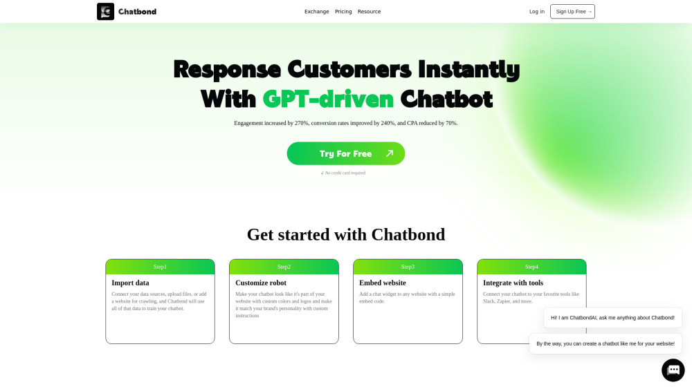 Chatbond - AI Chatbot Builder