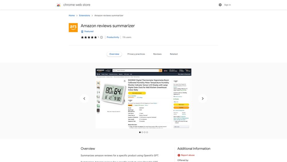 Amazon Reviews Chrome Extension - Chrome Extension