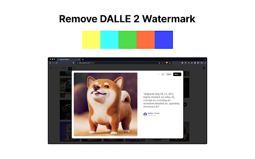 DALLE 2 Image Downloader - Chrome Extension