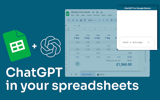 ChatGPT for Google Sheets - Chrome Extension