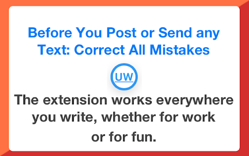 UpWrite AI Proofreading Chrome Extension - Chrome Extension