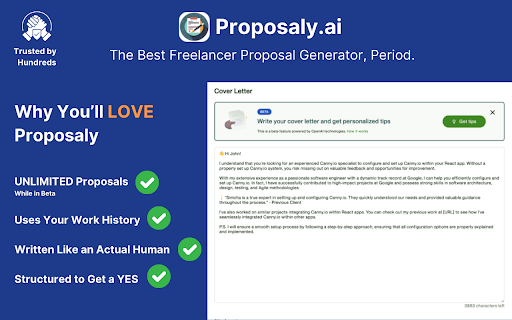 Proposaly - Chrome Extension