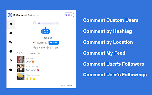 IGCommentBot - Chrome Extension