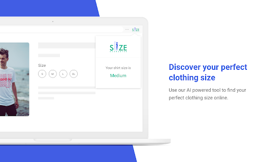 Size Guarantee - Chrome Extension Website screenshot