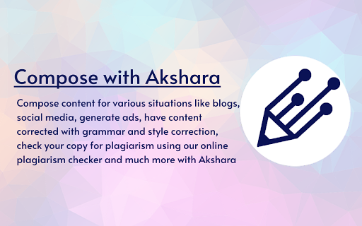 Akshara - Chrome Extension