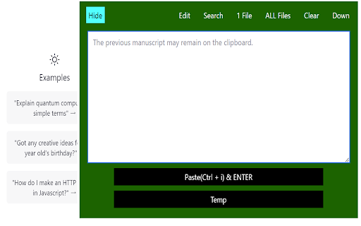 ChatGPT Log Manager - Chrome Extension