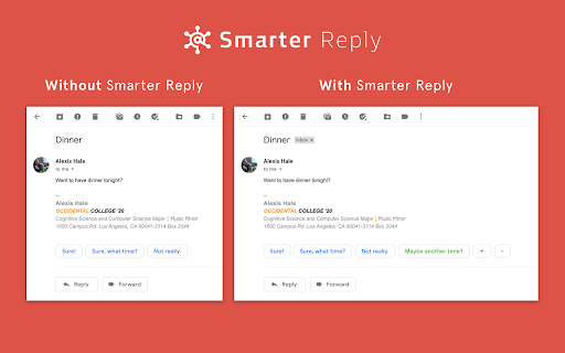 Smart Email for Gmail - Chrome Extension Website screenshot