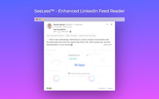 SeeLess™ - Chrome Extension