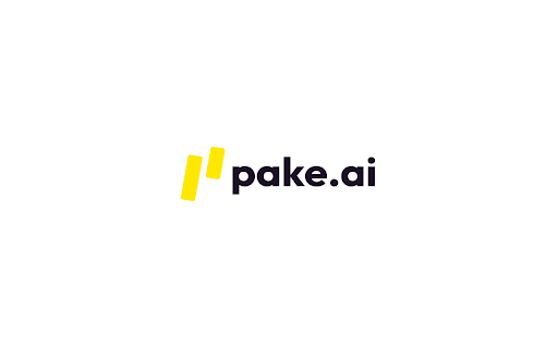 Pake.AI - Chrome Extension Website screenshot