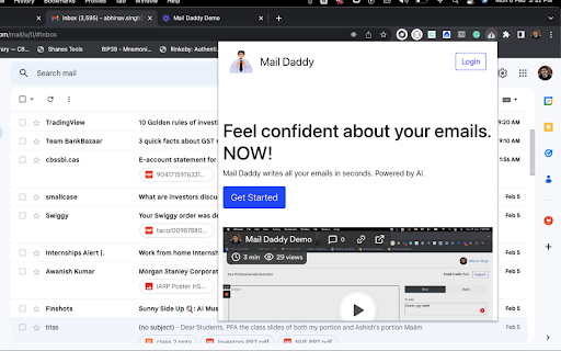 Mail Daddy - Chrome Extension