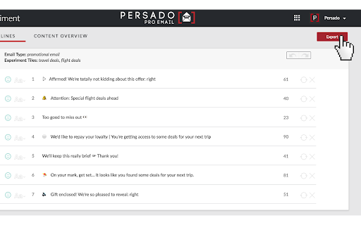 Persado Pro - Chrome Extension