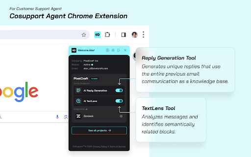 CoSupport Agents - Chrome Extension
