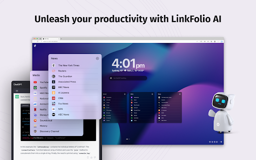 LinkFolio AI - Chrome Extension