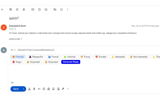 Email Assistant Extension - Chrome Extension