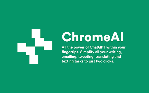 ChromeAI - Chrome Extension Website screenshot