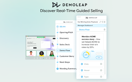 Demoleap - Chrome Extension