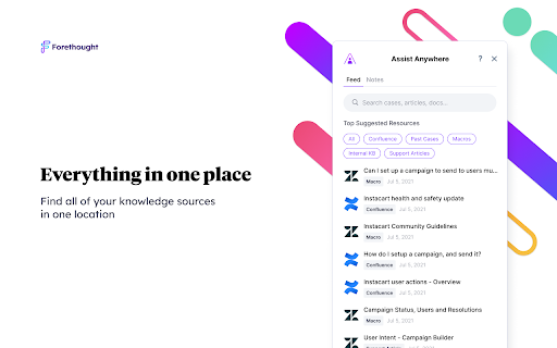 Forethought Assist - Chrome Extension
