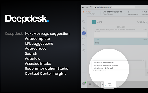 Deepdesk - Chrome Extension