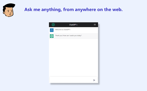 ChatGPT+ Extension - Chrome Extension Website screenshot