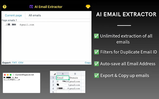 AI Email Extractor - Chrome Extension