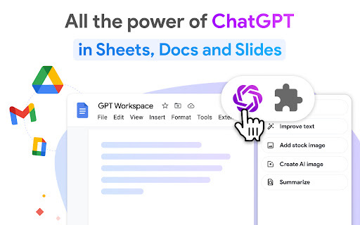 GPT for Google Workspace - Chrome Extension