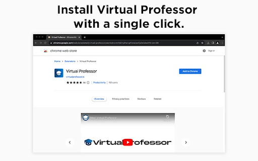 Virtual Professor - Chrome Extension