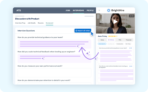 BrightHire - Chrome Extension