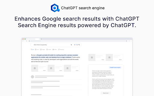 ChatGPT Search Assistant - Chrome Extension