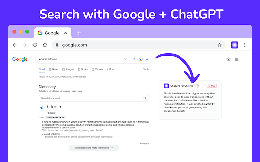 ChitChat - Chrome Extension Website screenshot