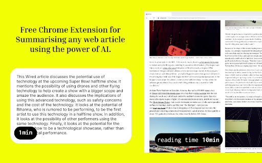 Article Summarizer - Chrome Extension