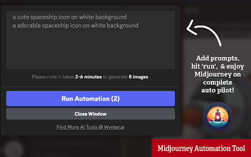 Midjourney AutoPilot - Chrome Extension