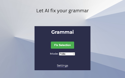 Grammai - Chrome Extension