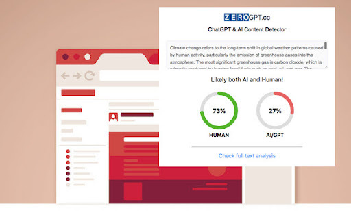 ZeroGPT.cc - Chrome Extension
