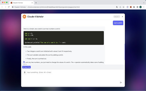 Claude Scholar - Chrome Extension