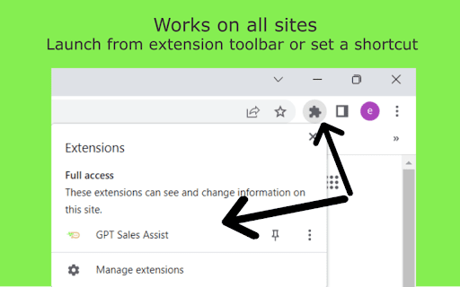GPT Sales Assistant - Chrome Extension