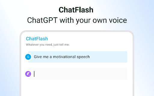 ChatFlash - Chrome Extension