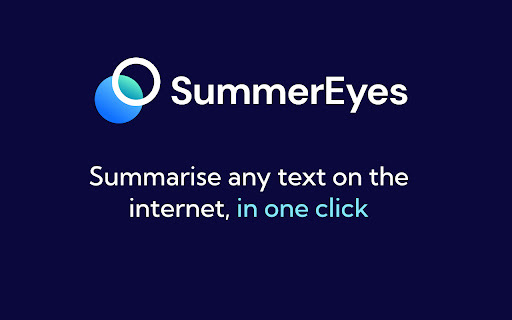 SummerEyes - Chrome Extension