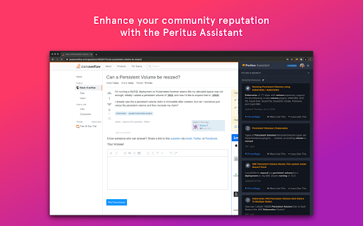 Peritus Assistant - Chrome Extension