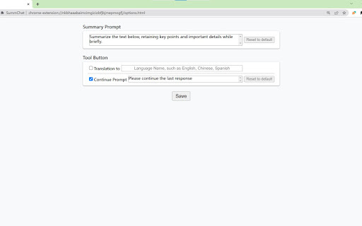SummChat - Chrome Extension