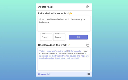 DocHero - Chrome Extension