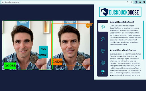 DeepfakeProof - Chrome Extension